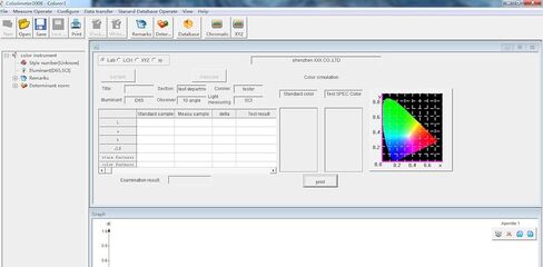 CS-200 Colorimeter Color Analyzer Digital Precise Colorimeter Color Difference Meter Tester, 8°/diffused illumination, 8mm, Color Software Lab、Lch、Yxy, XYZ, RGB, Whiteness Yellowness in Saudi Arabia