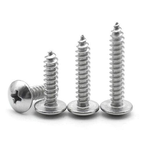 M3 M3.5 6/8/10/12-50MM 304 Stainless Steel Mushroom Head Wood Screw Cross Recessed 40/50Pcs(6mm,M3 (50pcs)) in Saudi Arabia