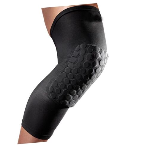 BESTonZON وسادات كرة القدم الرياضية القابلة للتنفس وكرة السلة على شكل قرص العسل وأكمام الساق Acl دعامة الركبة وأكمام ضاغطة للفخذ ودعم الركبة والحماية in Saudi Arabia