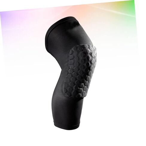 BESTonZON وسادات كرة القدم الرياضية القابلة للتنفس وكرة السلة على شكل قرص العسل وأكمام الساق Acl دعامة الركبة وأكمام ضاغطة للفخذ ودعم الركبة والحماية in Saudi Arabia