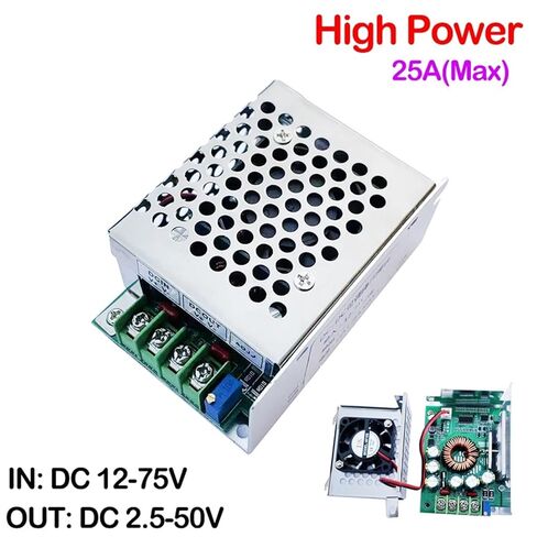 عالية الطاقة Adjsutable DC-DC تنحى محول فرق الجهد 12-75 فولت إلى 2.5-50'V 60 فولت 48 فولت إلى 36 فولت 24 فولت 12 فولت شحن الطاقة الشمسية التيار الكهربائي in Saudi Arabia