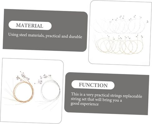 16pcs Lyre Replacement Strings Lyre Strings Full Set Harp Music Instrument Accessories in Saudi Arabia