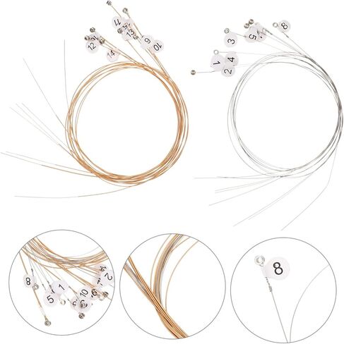 16pcs Lyre Replacement Strings Lyre Strings Full Set Harp Music Instrument Accessories in Saudi Arabia