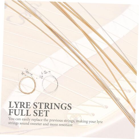 16pcs Lyre Replacement Strings Lyre Strings Full Set Harp Music Instrument Accessories in Saudi Arabia