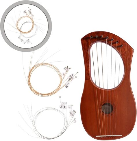16pcs Lyre Replacement Strings Lyre Strings Full Set Harp Music Instrument Accessories in Saudi Arabia