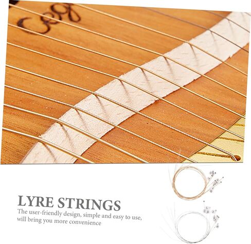 16pcs Lyre Replacement Strings Lyre Strings Full Set Harp Music Instrument Accessories in Saudi Arabia