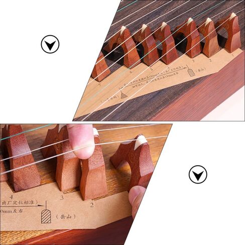 Kisangel 10pcs Guzheng Code Placement Diagrams Professional Placement Paper for Guzheng Easy Storage for Beginners in Saudi Arabia