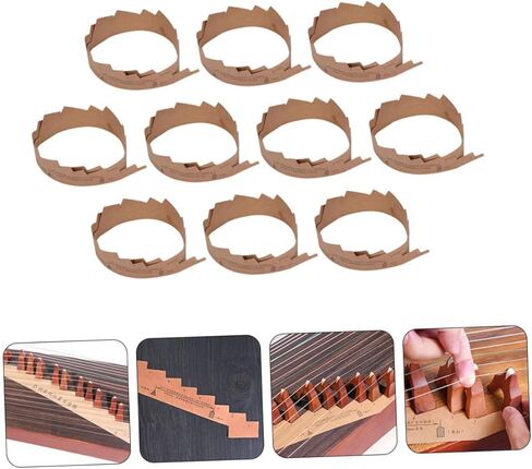 Kisangel 10pcs Guzheng Code Placement Diagrams Professional Placement Paper for Guzheng Easy Storage for Beginners in Saudi Arabia