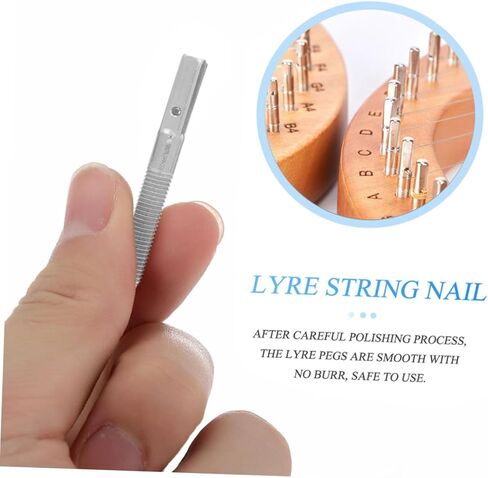 Toddmomy Lyre Harp String Tuning Wrench Kit 21pcs Lyre Strings Harp Accessories Easy Replacement in Saudi Arabia