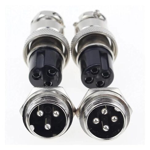 Fengpeng 5/10/20Set GX20 2 3 4 5 6 7 8 9 10 12 14 15 دبوس مقبس توصيل الطيران موصل دائري مقاوم للماء (10 مجموعات (ذكر أنثى)، 8P) in Kuwait