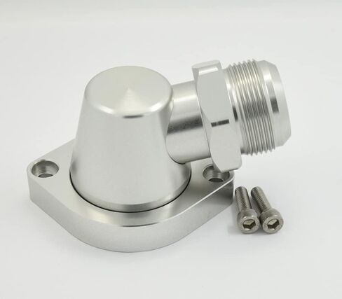 Billet Swivel Thermostat Housings Water NecK 20AN LS Engine Black in Saudi Arabia