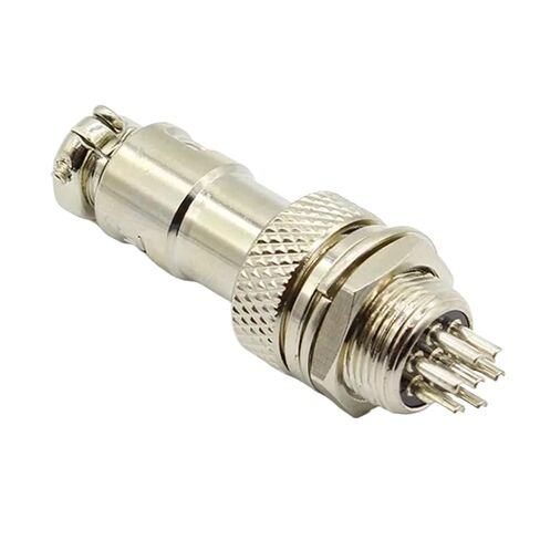 fengpeng 5/10/20Set GX12 2 3 4 5 6 7Pin Docking Aviation Plug Socket Waterproof Circular Connector(10Sets (Male Female),6p) in Saudi Arabia