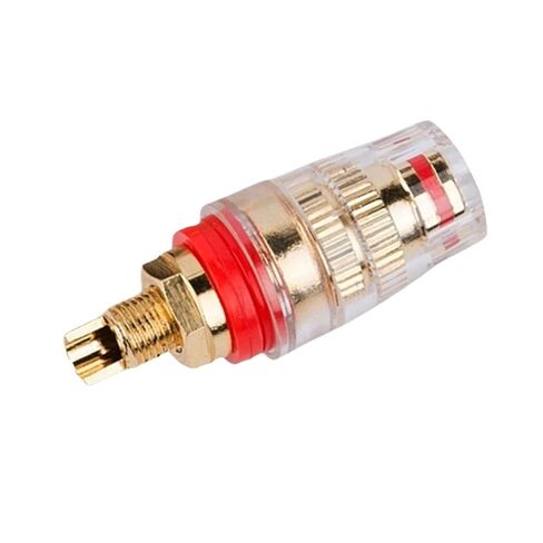 Fengpeng DIY مكبر صوت موصل طرفي ملزم آخر مكبر للصوت نحاس نقي مطلي بالذهب مقبس الموز صندوق توصيل M8 (M8 أسود، قطعتان) in Kuwait