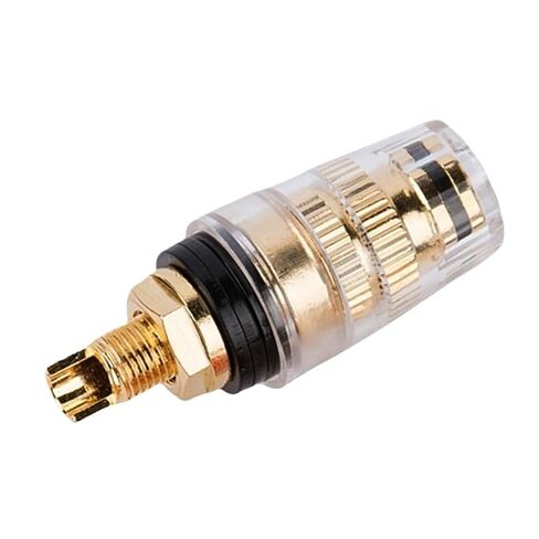 fengpeng DIY Speaker Terminal Connector Binding Post Amplifier Pure Cupper Gold-Plated Banana Socket Junction Box M8(M8 Black,2PCS) in Saudi Arabia