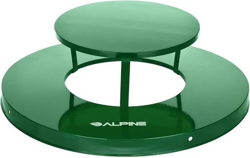 Trash can Lid for Alpine Commercial Outdoor Trash Can - Weather Resistant Round Metal Trash Can Rain Bonnet Lid in Saudi Arabia
