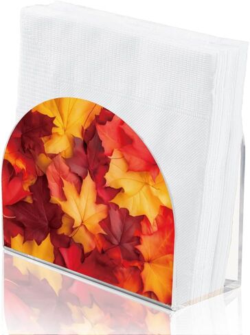 SUPERDANT Flower Clusters Napkin Stand Acrylic Tissue Holder Organizer Butterfly Paper Napkins Holders for Kitchen Serviette Holder Dispenser Home Dining Room Dinner Party Farmhouse Table Decoration in Saudi Arabia