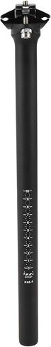 Universal 25.4x400mm Carbon Fiber Pattern Matte Black Bike Seat Posts Shock Absorbing Bike Saddle Post Seat Tube Carbon Fiber 1 Pc in Saudi Arabia