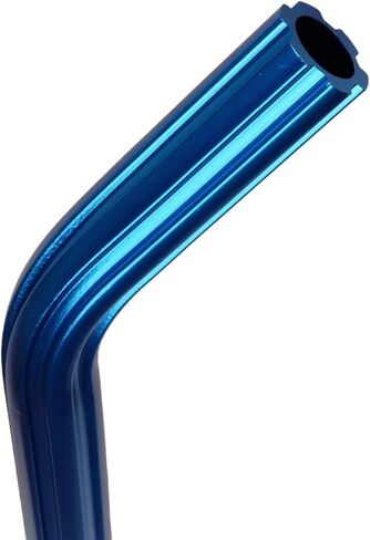 Fluted Aluminum Alloy Layback Bicycle seat Post 22.2mm (7/8") 490mm Dark Blue in Saudi Arabia