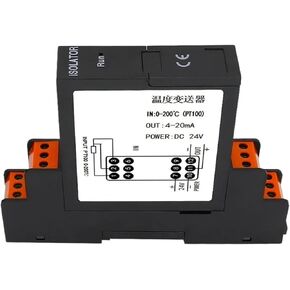 Pt100 Thermal Resistance Rail Type Temperature Transmitter Signal Isolator to 4-20mA Analog 0-10V Output(1 in 2 Out) in Kuwait