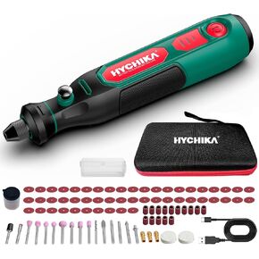 HYCHIKA Mini Cordless Rotary Tool Kit - 89PCS Accessories for Drilling, Sanding, Polishing, Engraving, 3.6V Multi Tool with Variable Speed, USB-C Charging, Ideal for DIY fine Work. in Saudi Arabia