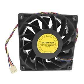 D12BM-12D DC12V 2.3A 12038 12CM مروحة تبريد 4 أسلاك in Kuwait