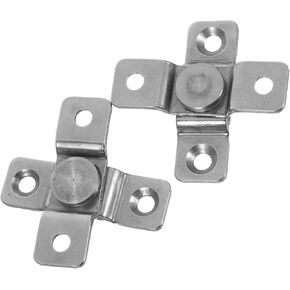 2pcs Stainless Steel Damping Torque Shaft Hinges Adjustable Pivot Door Hardware with Cushioning Buffer for Cabinet and Furniture Use in Kuwait
