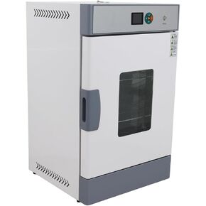 210L Lab Digital Forced Air Convection Drying Oven RT+10-300℃ Large-capacity Heating Oven Adjustable Fan Speed 220V 28.9×25.78×47 inches 3KW in Kuwait