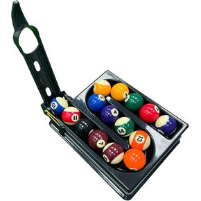 Billiard Training Ball Dispenser – Holds 16 Balls, Auto-Feeds One at a Time to Same Spot, Lightweight 1kg, One-Piece Injection Molded, Easy Installation with Tools Included – Perfect for Pool Practice in Saudi Arabia