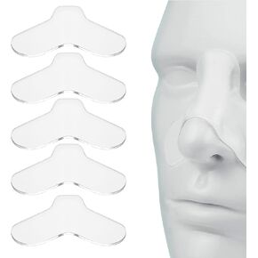 5 Pack Nasal Pads for CPAP Mask, Universal CPAP Nose Pads, Reusable & Washable CPAP Nose Cushion Protector, Trim-to-Fit Gel Nose Pad, Comfort & Reduces Irritation in Kuwait