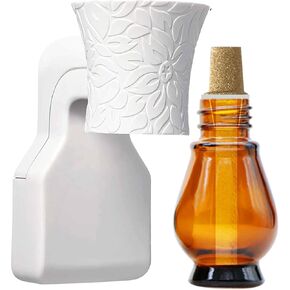 Blank Plug in Air Freshener Polarized Wall Plug Oil Diffuser for DIY Characteristic Home Scent from Natural Essential Oil, EO+Water, Fragrance Refill (4-Set White) in Saudi Arabia