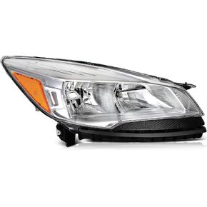 OCPTY Headlight assembly Pair Replacement for 2015-2023 for ford TRANSIT 150 250 350 Chrome Housing Amber Reflector Bulbs Not Included CK4Z13008M FO2502357 in Kuwait