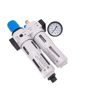 Pneumatic Air Filter Regulator Lubricator Auto Drain 1/2 3/4 1 Inch Type Compressed Air Treatment Components(1") in Kuwait