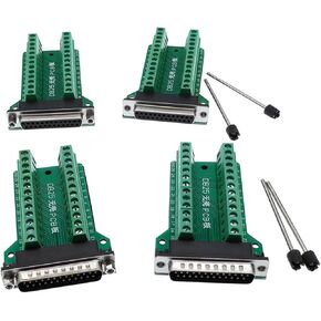 DB25 D-SUB 25Pin محطة إشارة وحدة لوح مهايئ RS232 ذكر أنثى موصلات 1 قطعة (أنثى الجوز) in Kuwait