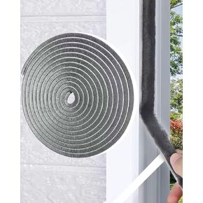 Weather Stripping Door Window Seal, 33Ft Self-Adhesive Brush Door Soundproofing Seal Strip for Sliding Windows and Door Frames, 0.35" Wide x 0.2" Thick in Saudi Arabia
