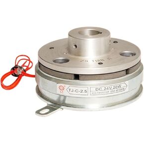 قوة القابض الكهرومغناطيسي الصغيرة 24 فولت مجموعة فرامل لوحة الاحتكاك من سبائك الألومنيوم لحماية أداء سلامة المحرك (TL-C1-5) in Kuwait