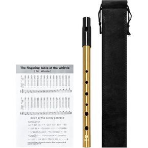 Irish Tin Whistle Key of D,Gold Sound Penny Whistle (1 Pack) in Kuwait
