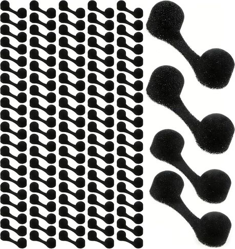 150PCS Nasal Filters, Nose Filters for dust，Nose Plugs for dust，Disposable Nose Filters Nose Plug Filter for Softness Sponge Nose Filter,for Allergies, Construction & Outdoor Activities(Black) in Saudi Arabia