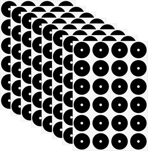 8Sheets/192PCS Pool Table Marker Dots, Starting the Game on the Billiards Table Dot Marker, Billiard Accessories, for Use in Billiard Halls/Home Billiards Tables (Black) in Saudi Arabia