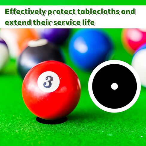 8Sheets/192PCS Pool Table Marker Dots, Starting the Game on the Billiards Table Dot Marker, Billiard Accessories, for Use in Billiard Halls/Home Billiards Tables (Black) in Saudi Arabia