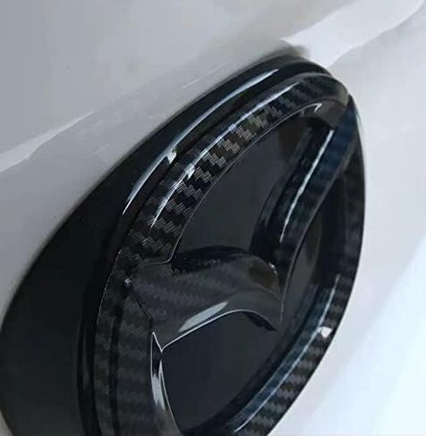 Maxdool Car الأمامي الخلفي الشعار غطاء التزيين ملصق الترتر الإطار الشريط إطار الشريط لملحقات Mazda 3 الخارجية (شعار الأمامي الأسود) in Kuwait