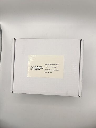 4 Wire Electrified Round Corner Hinge Black 4.5"*4" in Saudi Arabia