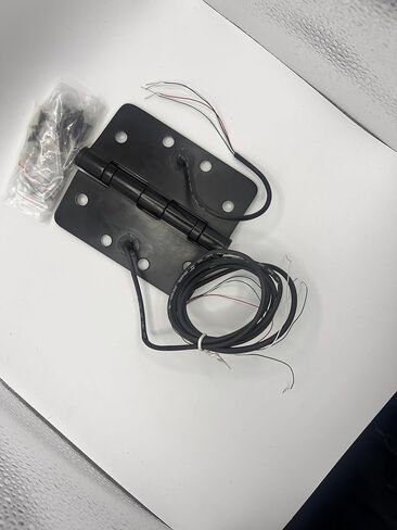 4 Wire Electrified Round Corner Hinge Black 4.5"*4" in Saudi Arabia