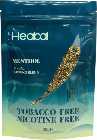 مزيج التدخين العشبي - خالي من التبغ والنيكوتين - مونثول (1.06 أونصة) in Kuwait