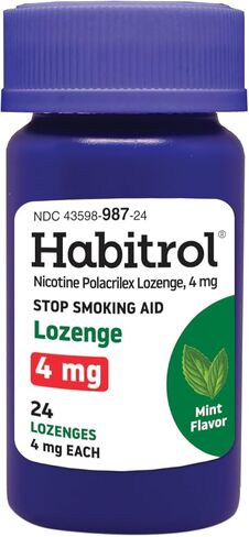 Habitrol Nicotine Lozenge Mint 4mg 24ct in Kuwait