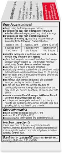 Habitrol Nicotine Lozenge Mint 4mg 24ct in Kuwait