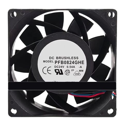 PFB0824GHE 80 * 38 مم 24 فولت 0.54 أمبير 8 سم مروحة تبريد (2 سلك A1) in Kuwait