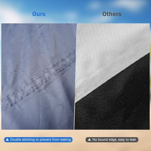 غطاء قارب 600D شديد التحمل بطول 20 إلى 22 بوصة، أغطية قوارب قابلة للقطر مقاومة للماء والأشعة فوق البنفسجية، تناسب هيكل V، وقوارب الباس، وقوارب الجري وقوارب الصيد in Kuwait