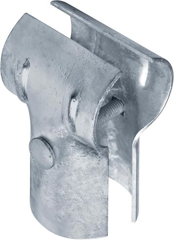 4 Pack End Rail Clamps, 2-3/8" x 2-3/8" Top Rail T Fitting for Chain Link Fence, Corral Panel, 7/64" Thick in Saudi Arabia