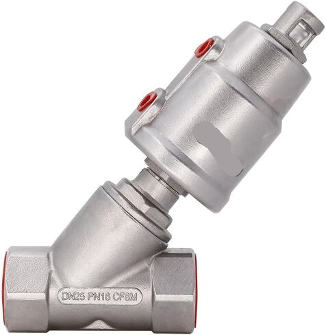 1 قطعة 1/2 "3/4" 1 "2" الفولاذ المقاوم للصدأ صمام مقعد زاوية ملولب هوائي Y نوع ارتفاع درجة الحرارة البخار صمام مقعد زاوية ملولب (1 "، لحام) in Kuwait