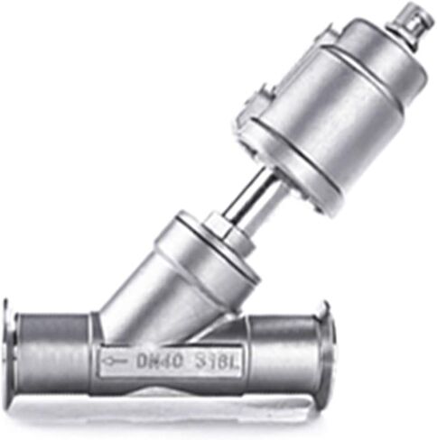 2 "Y نوع صمام مقعد زاوية هوائي DN50 الفولاذ المقاوم للصدأ 304 المشبك ارتفاع درجة حرارة البخار in Kuwait